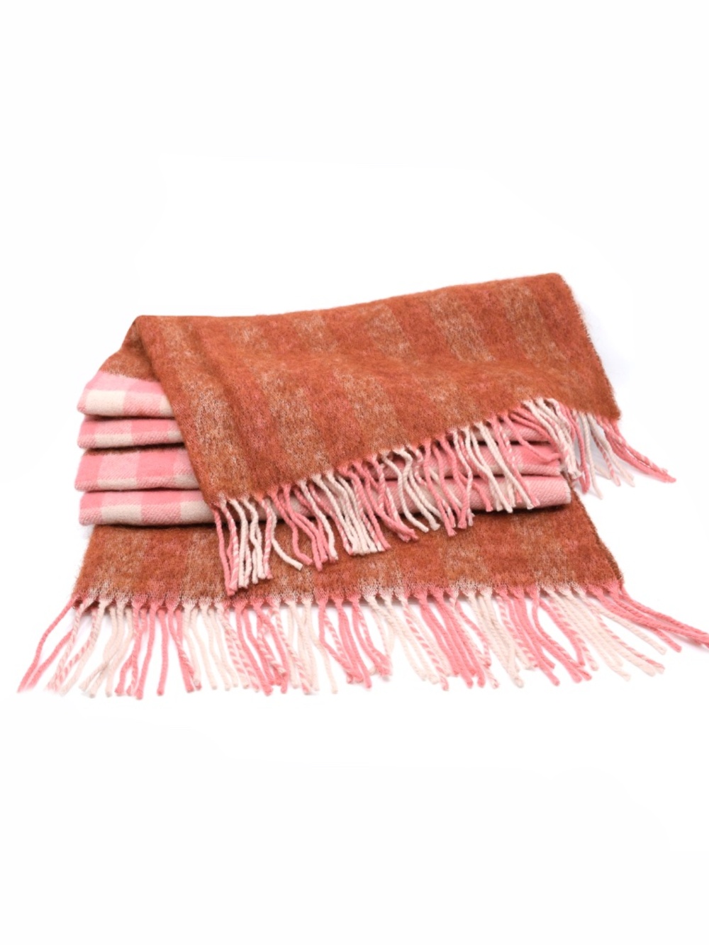 PAUL SMITH Mohair Alpaca Wool Blend Scarf
